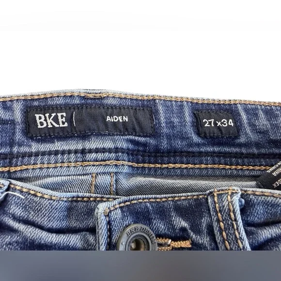 BKE Aiden Bootleg Denim Jeans 27 X 34 - Picture 9 of 11